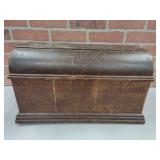 VINTAGE NEW HOME WOODEN SOWING MACHINE COVER
