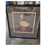 L.E. 80/250 "Goose on Heart" Print