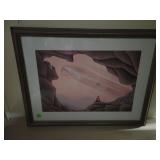 L.E. 775/950 Print of Man on Cliff