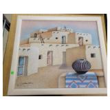 Signed Textured Painting