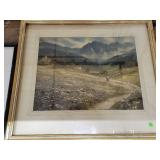 Framed Print of Landscape