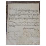 Marriage License from 1843