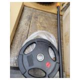 15lb Weight Bar & 45lb Weight