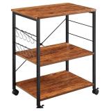 3-Tier Vintage Look Kitchen Cart
