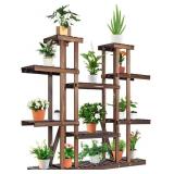 Lot of 2 Bamboo Shelving Unit