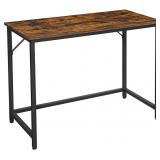 Brown Desk Top & Black Frame