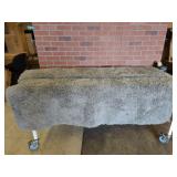 Gray Fuzzy Rug