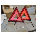 Lot of 2 Emergency Triangles