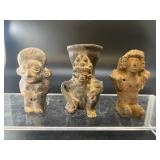 Group of Three Pre-Columbian Mesoamerican Terracot
