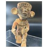 Pre-Columbian Mesoamerican Terracotta Kneeling Fig