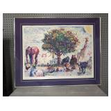 Joel E. Tannisl Painting - 'In the Beginning God M