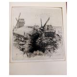 Eugï¿½ne Delï¿½tre (French, 1864ï¿½1938) 'Les Moulins De