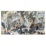 Abstract Expressionist Woodland Landscape by G. Pa