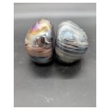 Tom St Clair art glass bookends