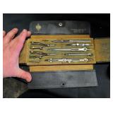 Drafting set and travel inkwell