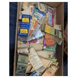 collection of vintage matchbook covers