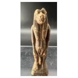 Ancient Egyptian Carved Stone Figure of Bastet, La