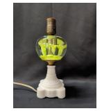 St Clair boudoir lamp green