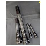 4 Maglite  flashlights