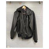 Leather Dassault Falcon L coat