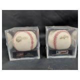 two Official 2005 World Series Baseballs