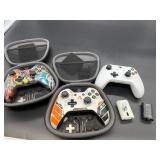 3 Xbox controllers