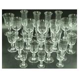 Twenty Three Pieces of Baccarat "Provence" Crystal