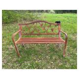 Garden Park Bench ï¿½ Songbirds on Branches Back Pan