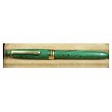 Modele Recife Green Marble Style Fountain Pen