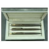 Parker 75 ï¿½Ciseleï¿½ Sterling Cap & Barrel Fountain