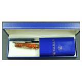 Waterman Ideal Red Ripple Fountain Pen (in box)