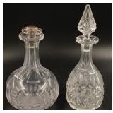 Two Crystal Decanters