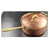 Copper Chef 11" Diameter Straight Sided Copper Pan