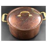 11" Diameter Copper Soup Pot