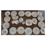 Copeland Spode "Billingsley Rose" 78-Piece Dinner