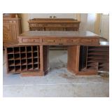 Wooton Desk Co. Standard Grade 3-Drawer Rotary Des