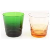 Two Hermes "Attelage" crystal tumblers made by St