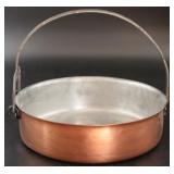 Ruffoni 11" Diameter Copper Sautï¿½ Pan with Iron Ba