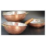 Copper Colander & Strainer