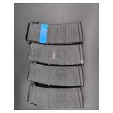 Lot of Four Magpul PMAG 30 AR/M4 GEN M3 5.56x45 Ma