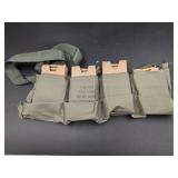 Military Bandolier with 5.56mm Ball M855 Ammunitio