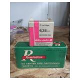 Lot of Two Boxes of 6.35mm Browning / .25 Auto Pis