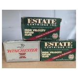 Assorted 12 Gauge Shotgun Slug Ammunition, 13 Tota