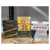 Assorted .22 Caliber Rimfire Ammunition Boxes