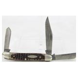 Case Folding Pocket Knife ï¿½ 3 Blade Stockman