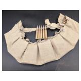 Canvas Ammunition Bandolier with Stripper Clips an