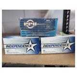 Assorted PPU and Independence Pistol Ammunition Lo