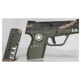Taurus 709 Slim 9mm Semi-Automatic Pistol, US Army