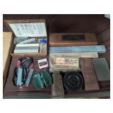 Collection of Sharpening Stones and Knife Honing S
