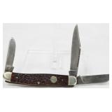 Boker 'Tree Brand' Folding Pocket Knife- 3 Blade